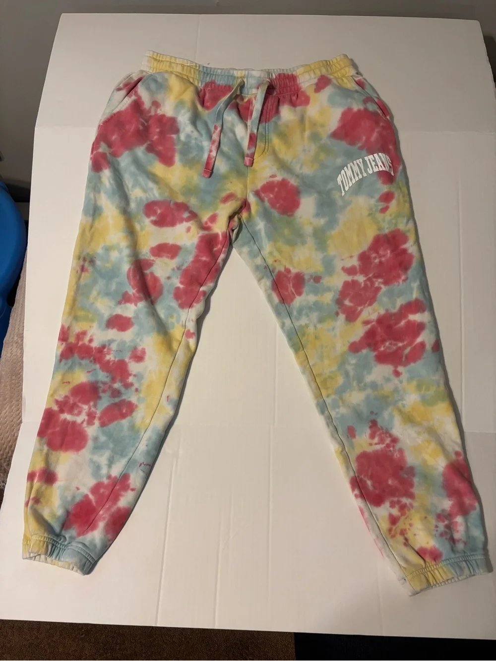 Tommy Hilfiger Tie-Dye Hoodie & Sweatpants Set - Pink, Blue, Yellow